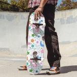 Space Skateboard<br><div class="desc">A terrific gift for fans of space exploration and galaxy,  this Space Doodle pattern design Skateboard presents a delightful Space experience.</div>