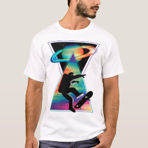 Space skateboarding T-Shirt
