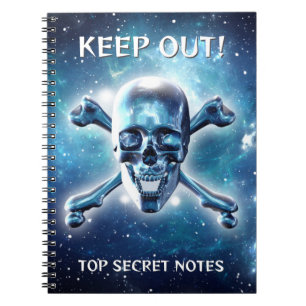 Space skull. Customised Notebook