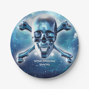 Space skull. Customised Paper Plate