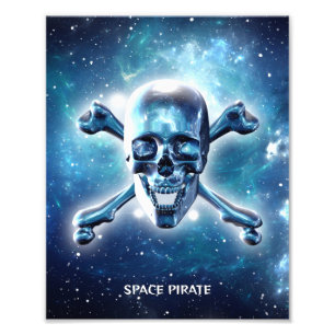 Space skull. Customised Photo Print