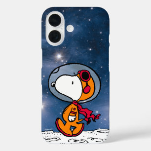 SPACE   Snoopy Astronaut iPhone 16 Case