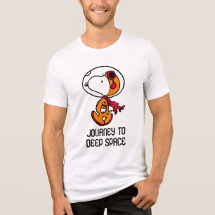SPACE   Snoopy Astronaut Tri-Blend Shirt
