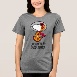 SPACE Snoopy Astronaut Tri-Blend Shirt