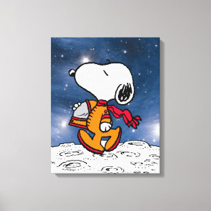 SPACE Snoopy Canvas Print