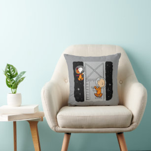 SPACE   Snoopy & Charlie Brown Cushion