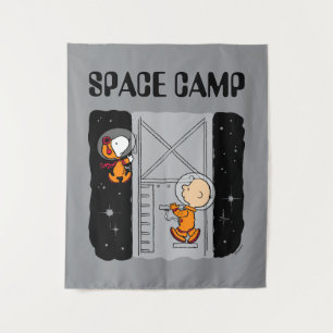SPACE   Snoopy & Charlie Brown Tapestry