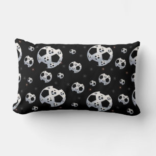 Space Soccer Lumbar Pillow