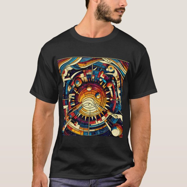 Space Solar System Imagination#6 T-Shirt (Front)