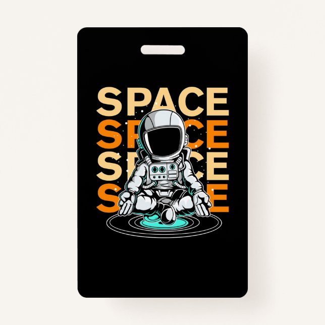 Space Space Astronaut ID Badge (Front)
