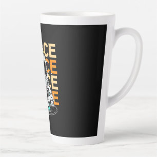 Space Space Astronaut Latte Mug