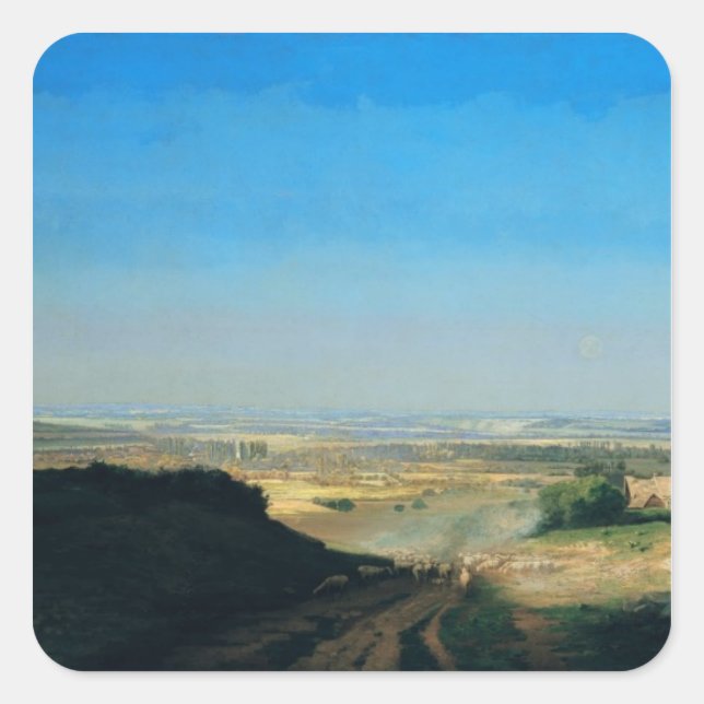 Space Square Sticker (Front)