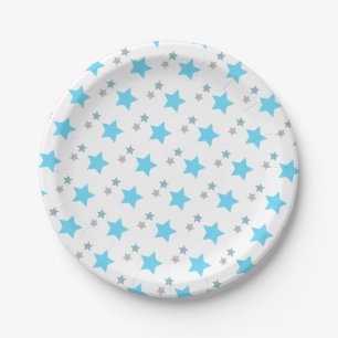 Space Star Pattern Paper Plate
