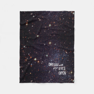 Space Stars Dreams Universe Fleece Blanket