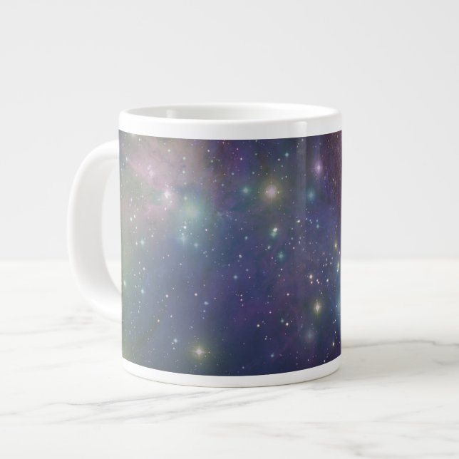 Space, stars, galaxies and nebulas large coffee mug (Front Left)