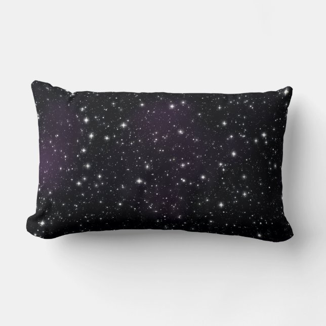 Space Stars Galaxy Nebula Lumbar Cushion (Front)