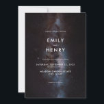 Space Stars Milky Way Galaxy Wedding Invitation<br><div class="desc">Space Stars Milky Way Galaxy Wedding Invitation</div>