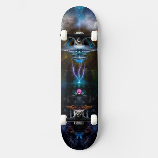 Space Station Ansarious Skateboard With Hardware (Front)