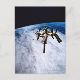 Space Station in Orbit 11 Postcard