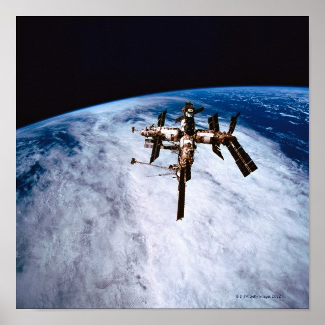 Space Station in Orbit 9 Poster (Front)