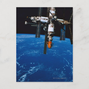 Space Station in Orbit Postcard