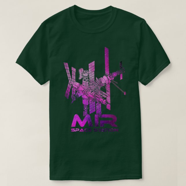 Space Station Mir 9 T-Shirt (Design Front)