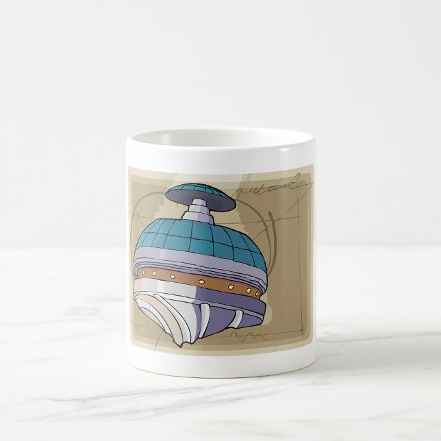 Space Station Sketch Coffee Mug (Creator Uploaded)