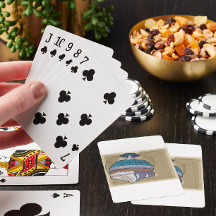 Space Station Sketch Playing Cards