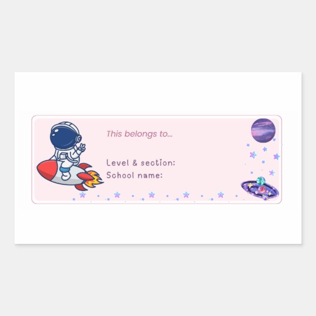 space sticker (Front)