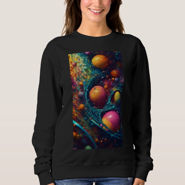 space structure by art sweatshirt (Front)