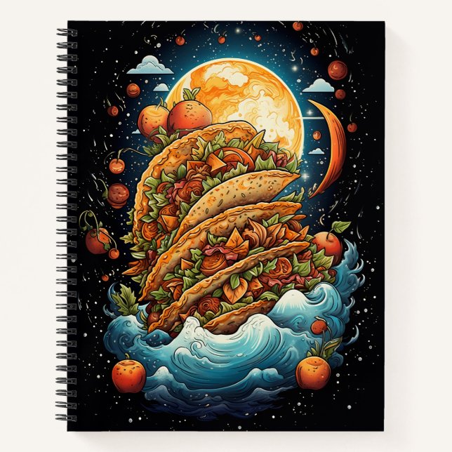 Space Tacos, Yum! Notebook (Front)