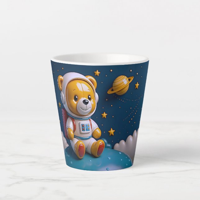Space Teddy Kids Mug (Front)