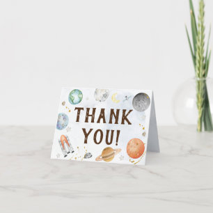 Space Thank You Card