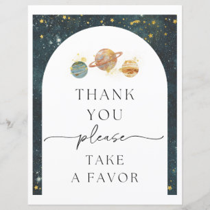 Space Thank You Sign Space Favour Sign