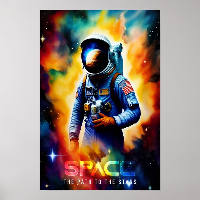 Space - The Path to the Stars Poster (Front)