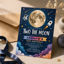 Space Theme 2nd Birthday Party