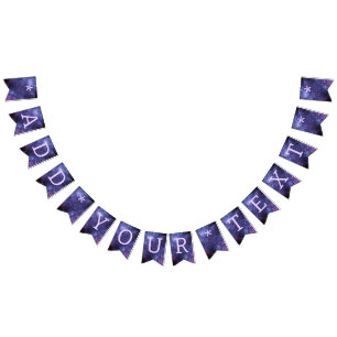 Space Theme Bunting Flags