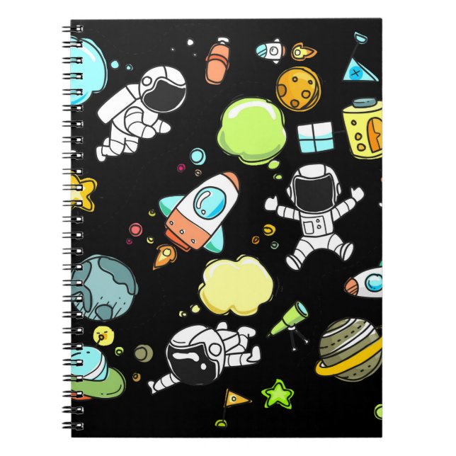 Space Theme Notebook (Front)