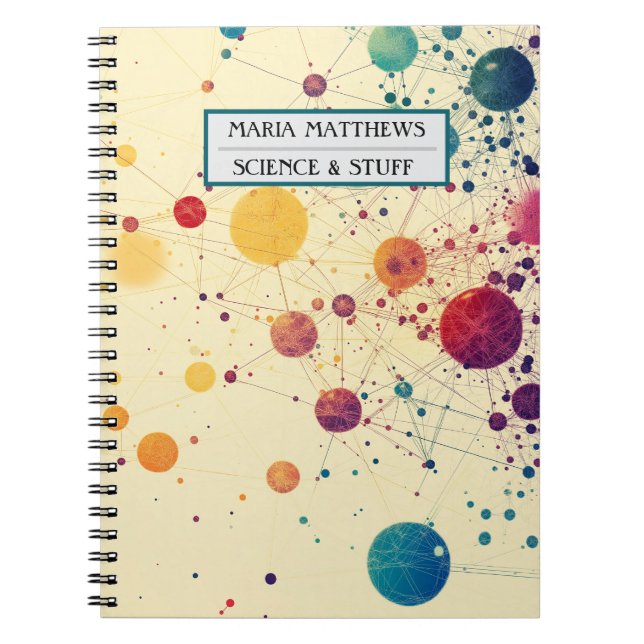 Space themed planets custom Spiral Photo Notebook (Front)