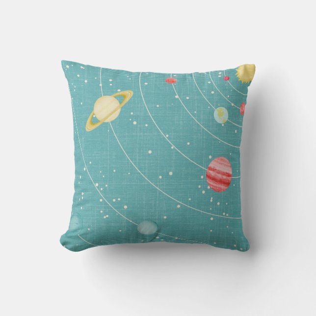 Space Throw Pillow (Front)