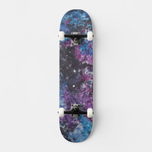 Space Tie Dye Skateboard