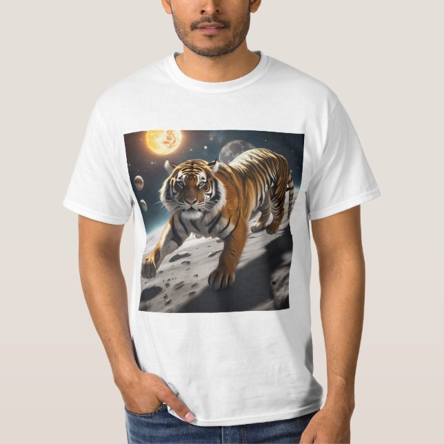 Space Tiger T-Shirt (Front)