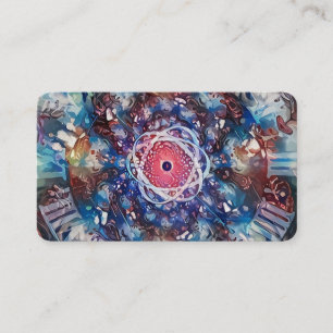 Space, time and atom business card
