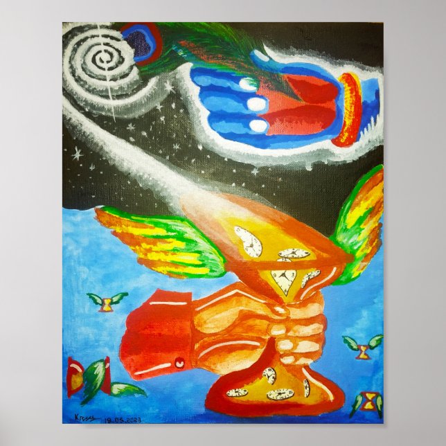 Space, Time and Matter Poster (Front)