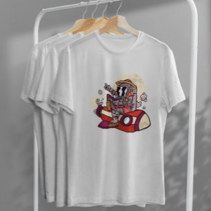 Space Tourist Illustration   T-Shirt