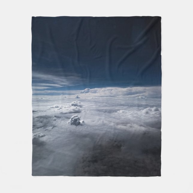 Space Travel Fleece Blanket (Front)
