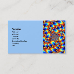 Space Travel - Fractal Business Card