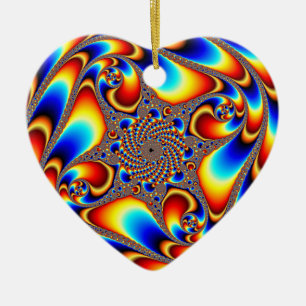 Space Travel - Fractal Ceramic Ornament