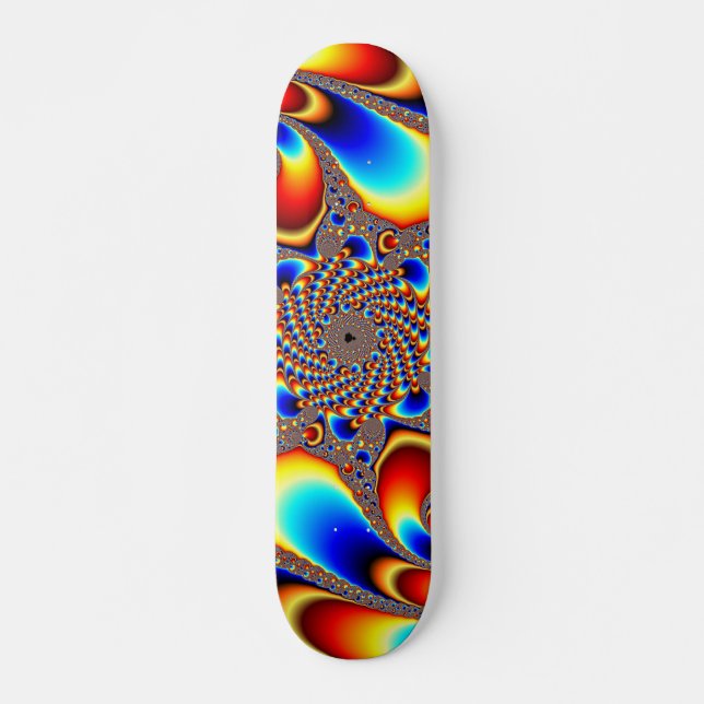 Space Travel - Fractal Skateboard (Front)