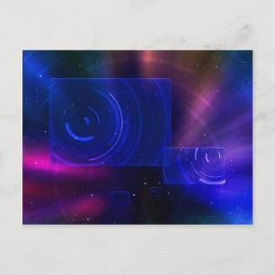 Space Travel Postcard